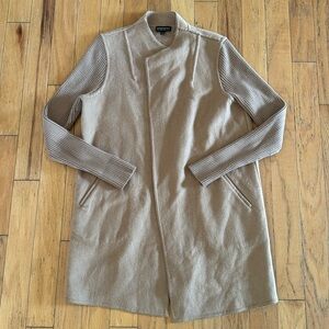 Repeat | Beige/Tan | Wool/Cashmere | Coat/Cardigan | Open Front | size L / EU 40